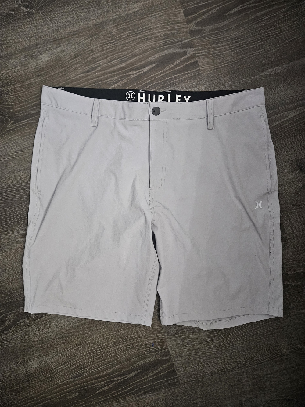 Hurley Men’s Lightweight Performance Shorts - Light Gray